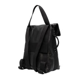 Cargo leather backpack