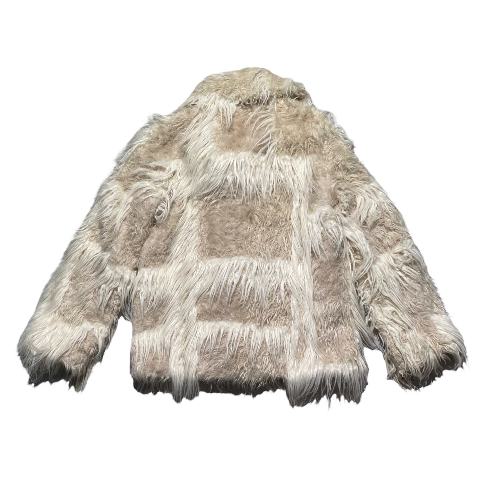 shaggy faux fur jacket