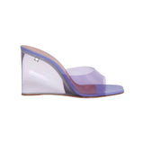 Lupita glass pvc heel