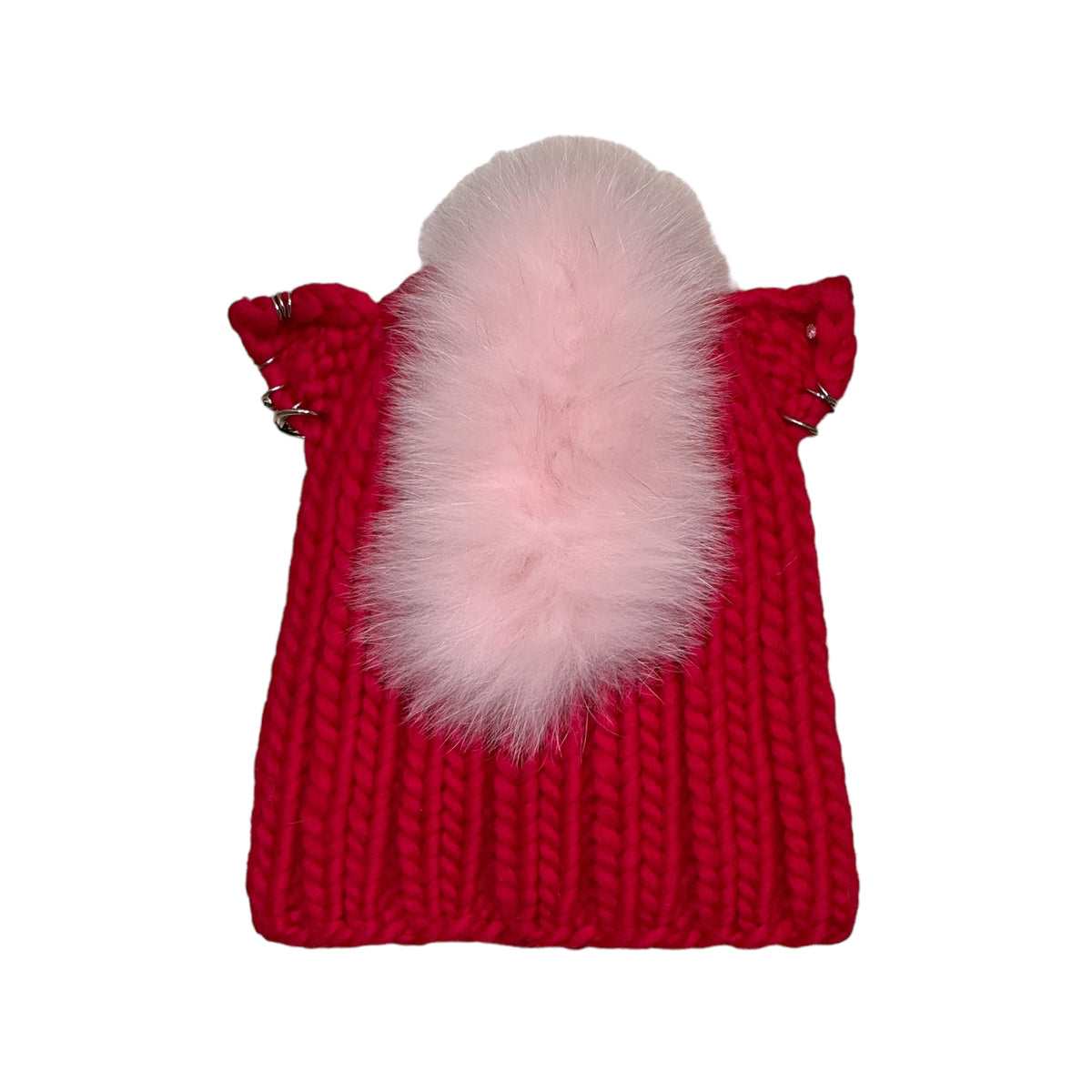 Pierced cat ear Mohawk beanie