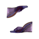 Lupita glass pvc heel