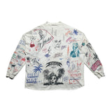 Japan exclusive graffiti graphic long sleeve