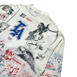 Japan exclusive graffiti graphic long sleeve