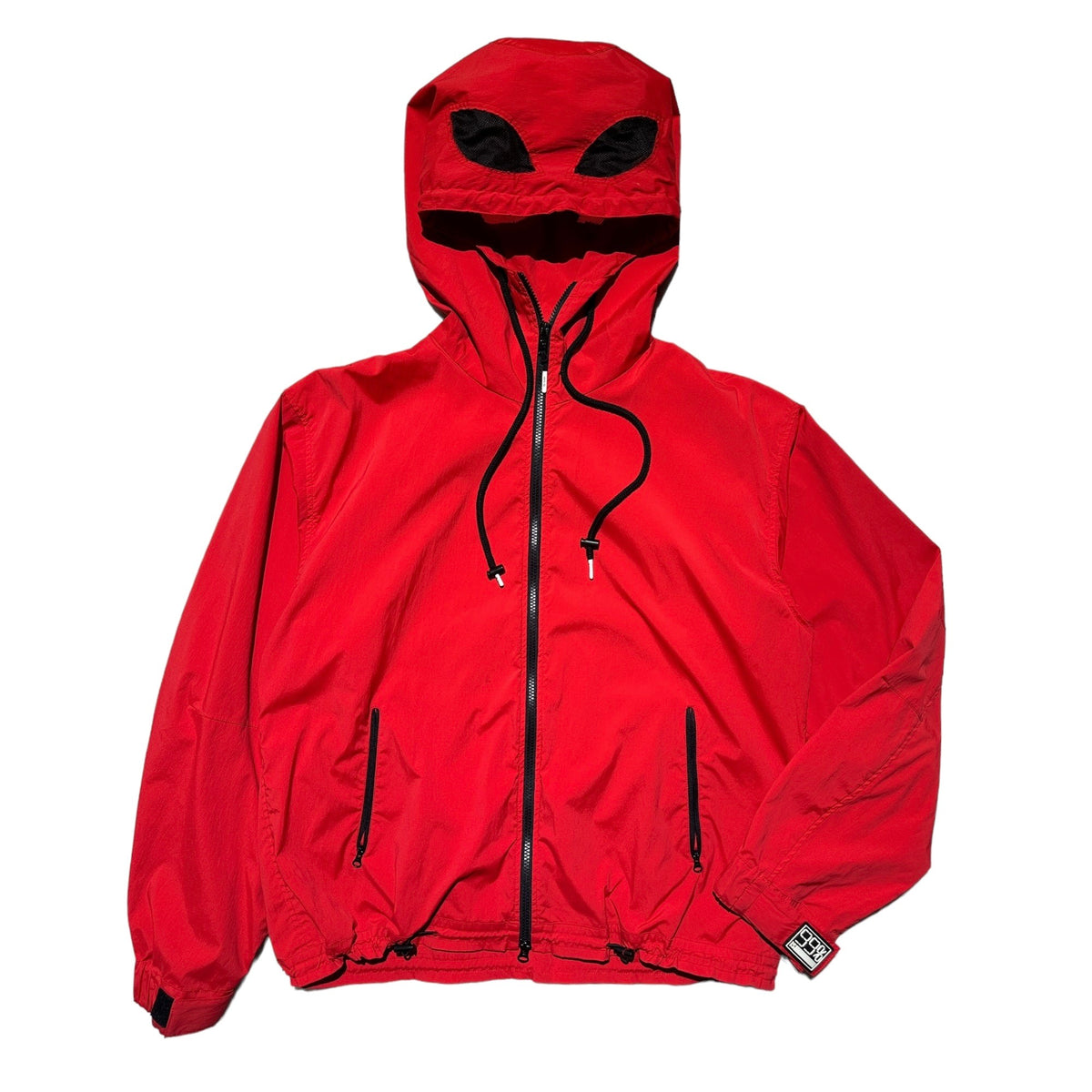 Bat hood mesh eye jacket