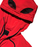 Bat hood mesh eye jacket