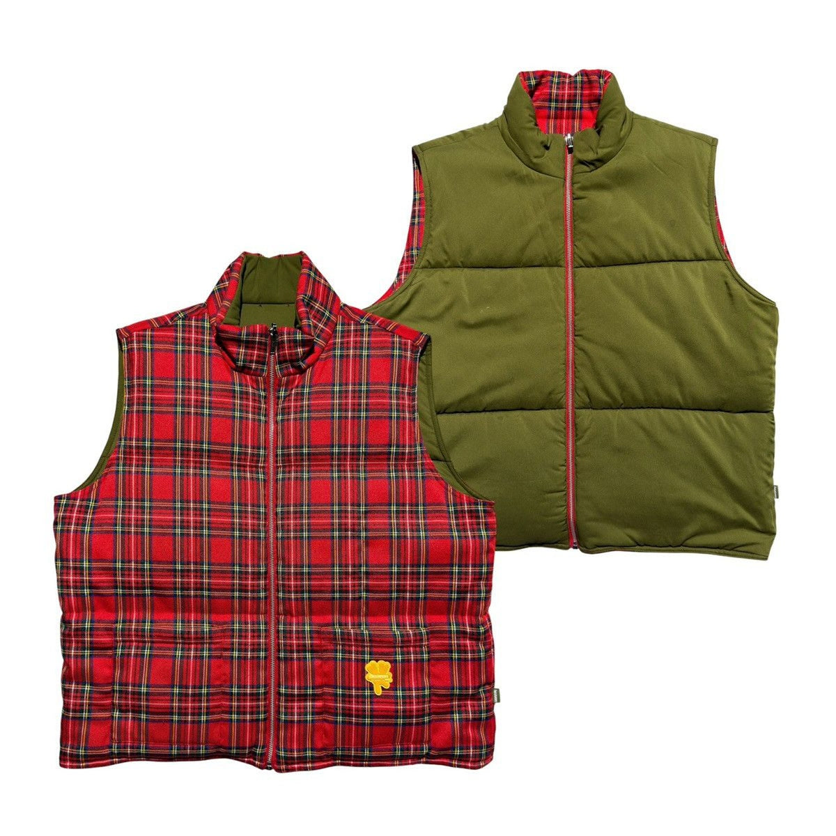Reversible puffer vest