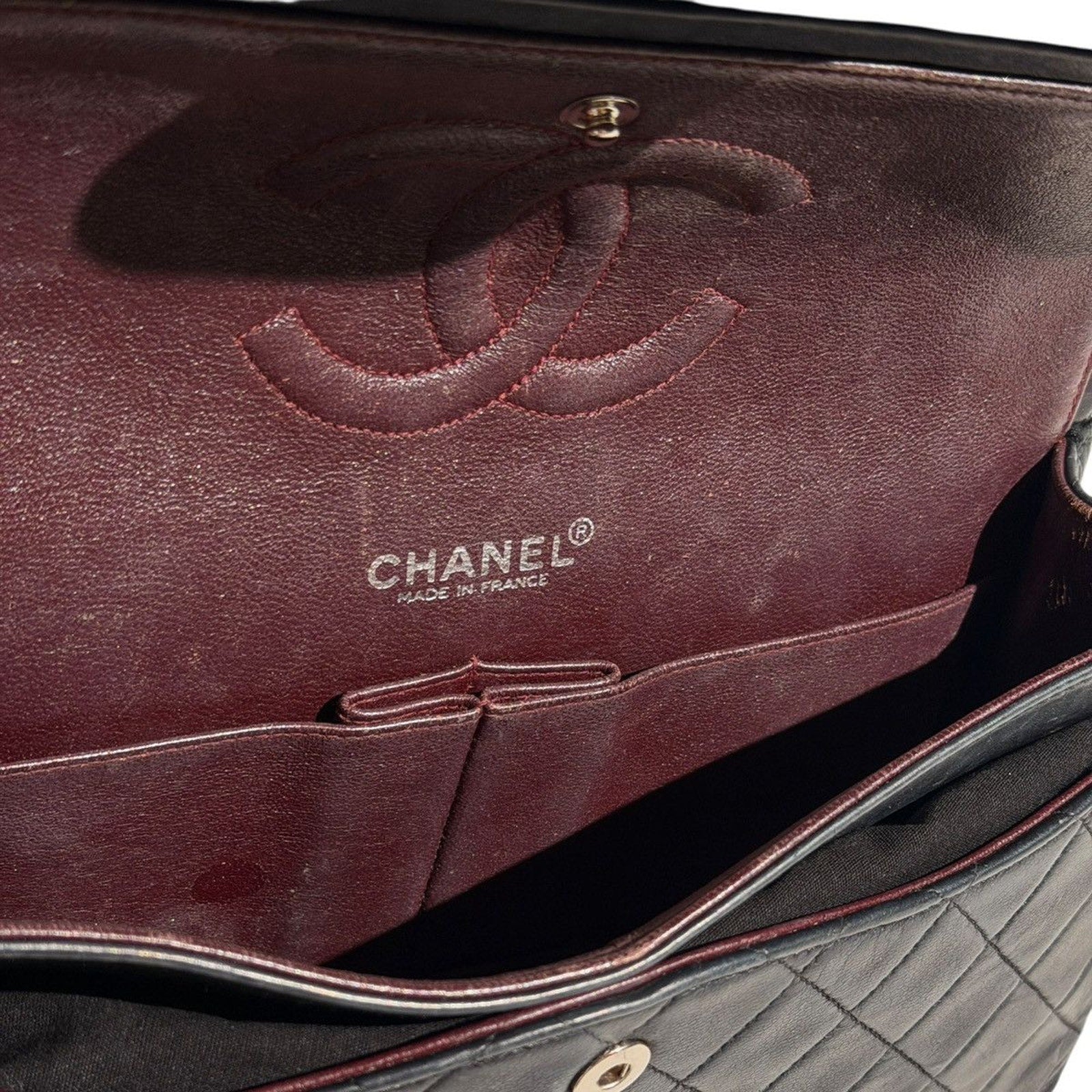 Classic double flap quilted bag