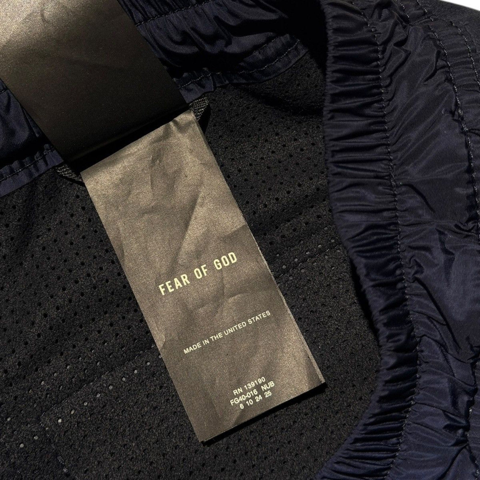 Full leather nubuck suede drawstring pant