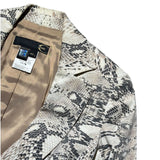 Archive Animal print graphic blazer