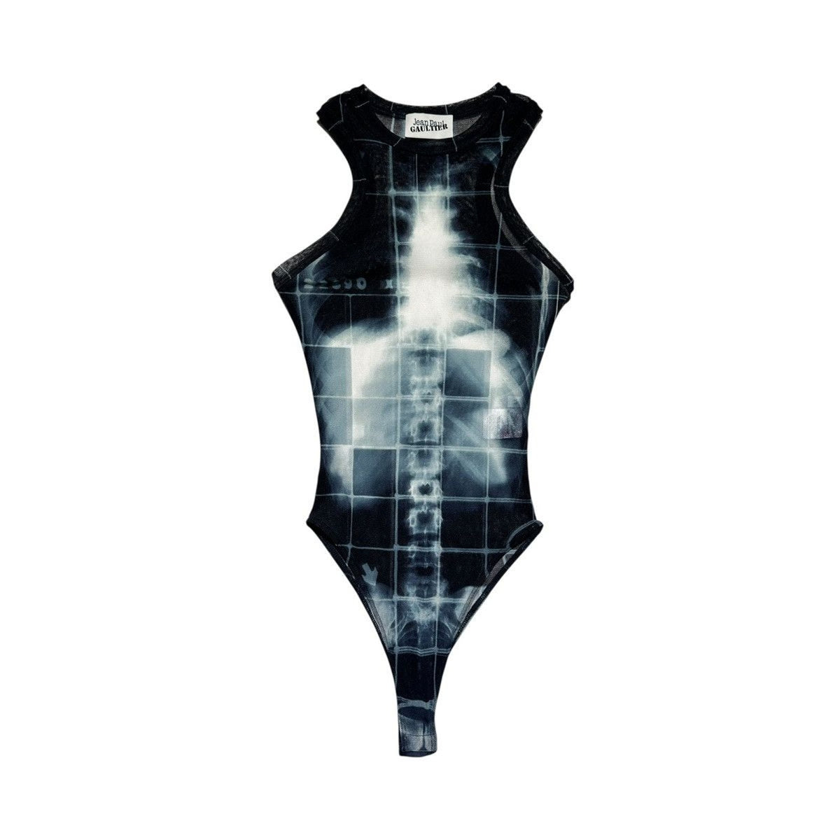 X ray mesh stretch bodysuit
