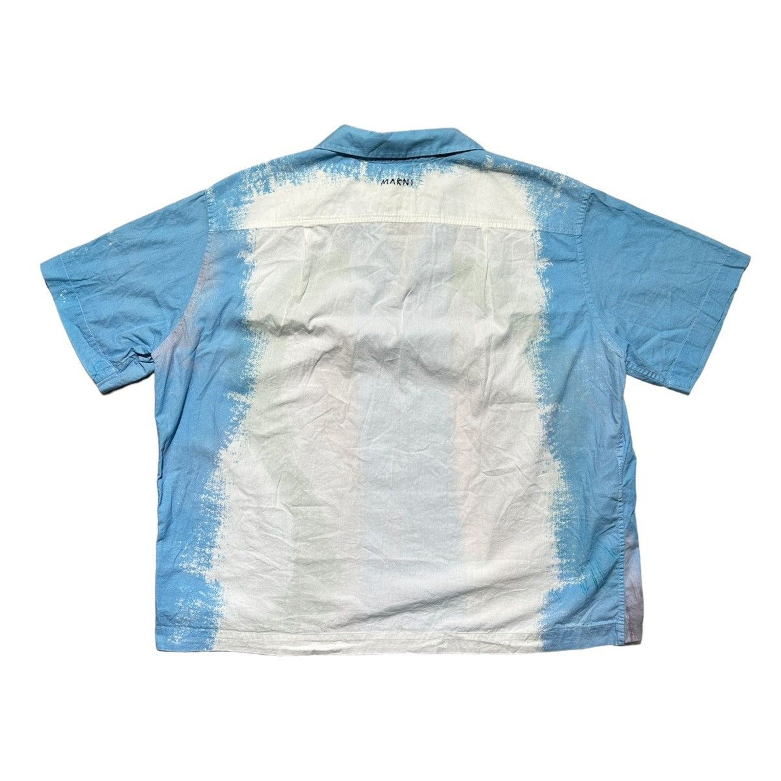 brush stroked multicolor shirt