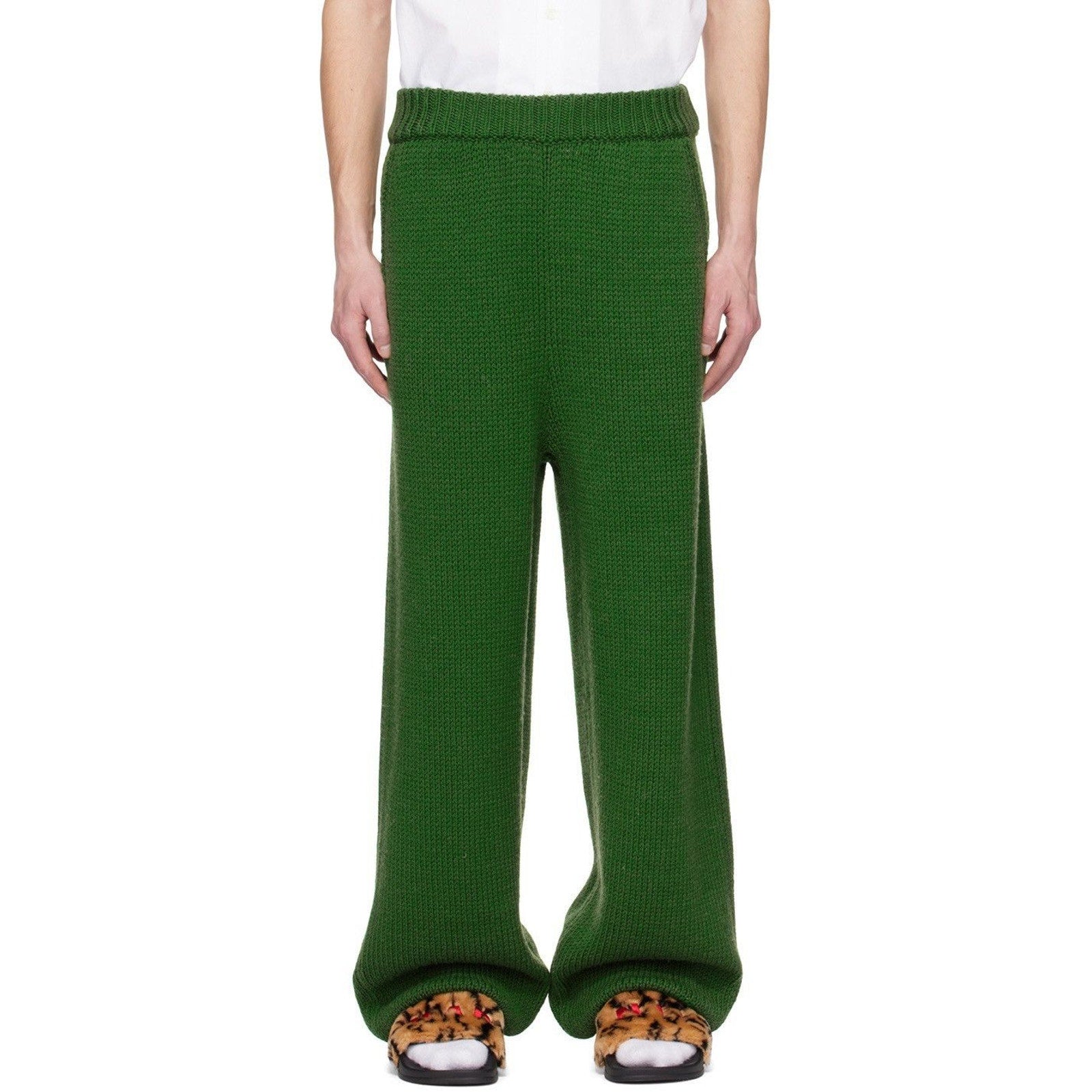 Crochet knit pants