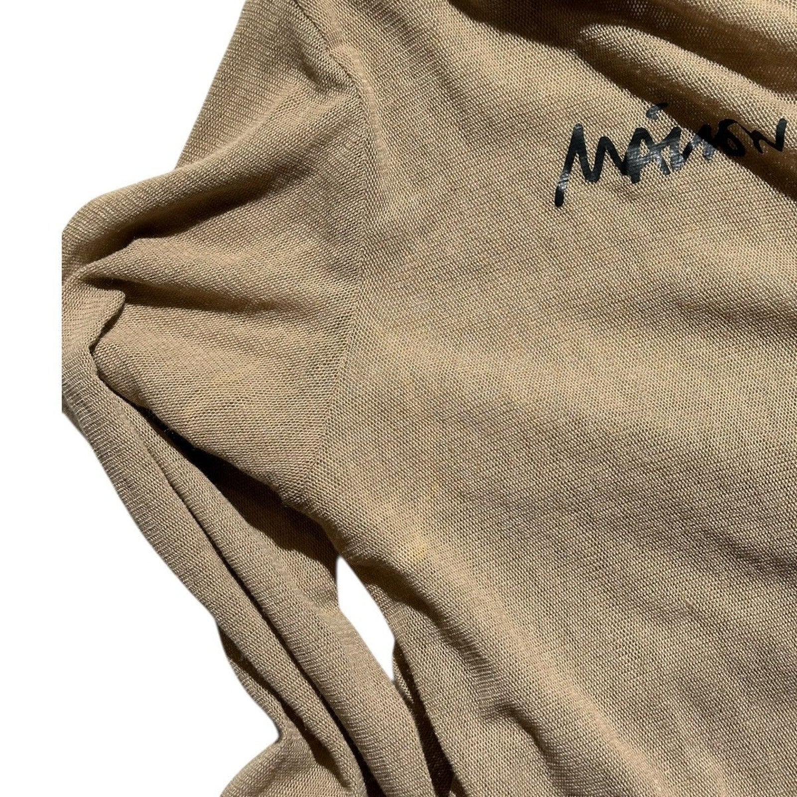 Stretch mesh logo long sleeve