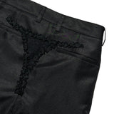 Laced Thong Underwear wide leg trouser