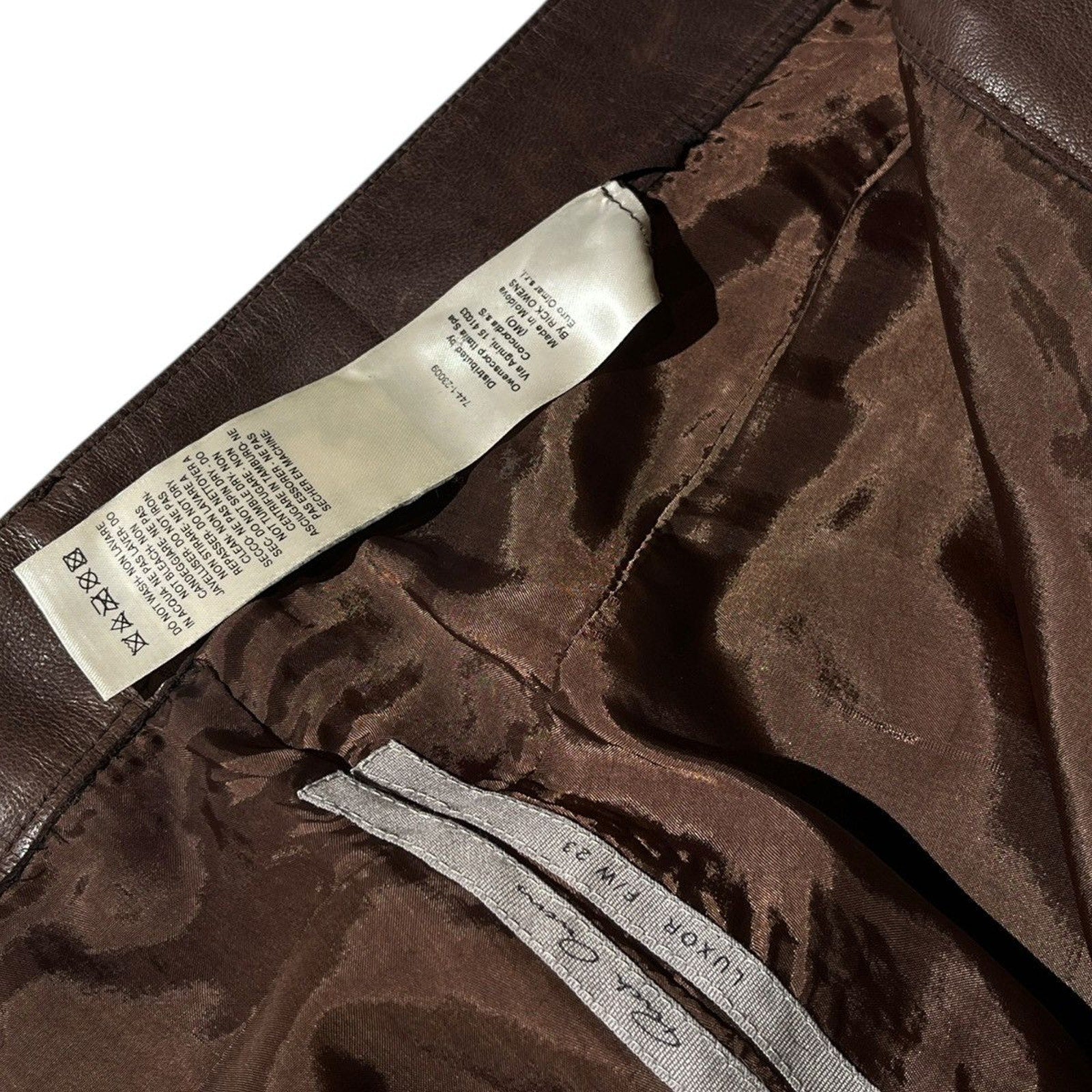 FW23 Luxor Leather pant
