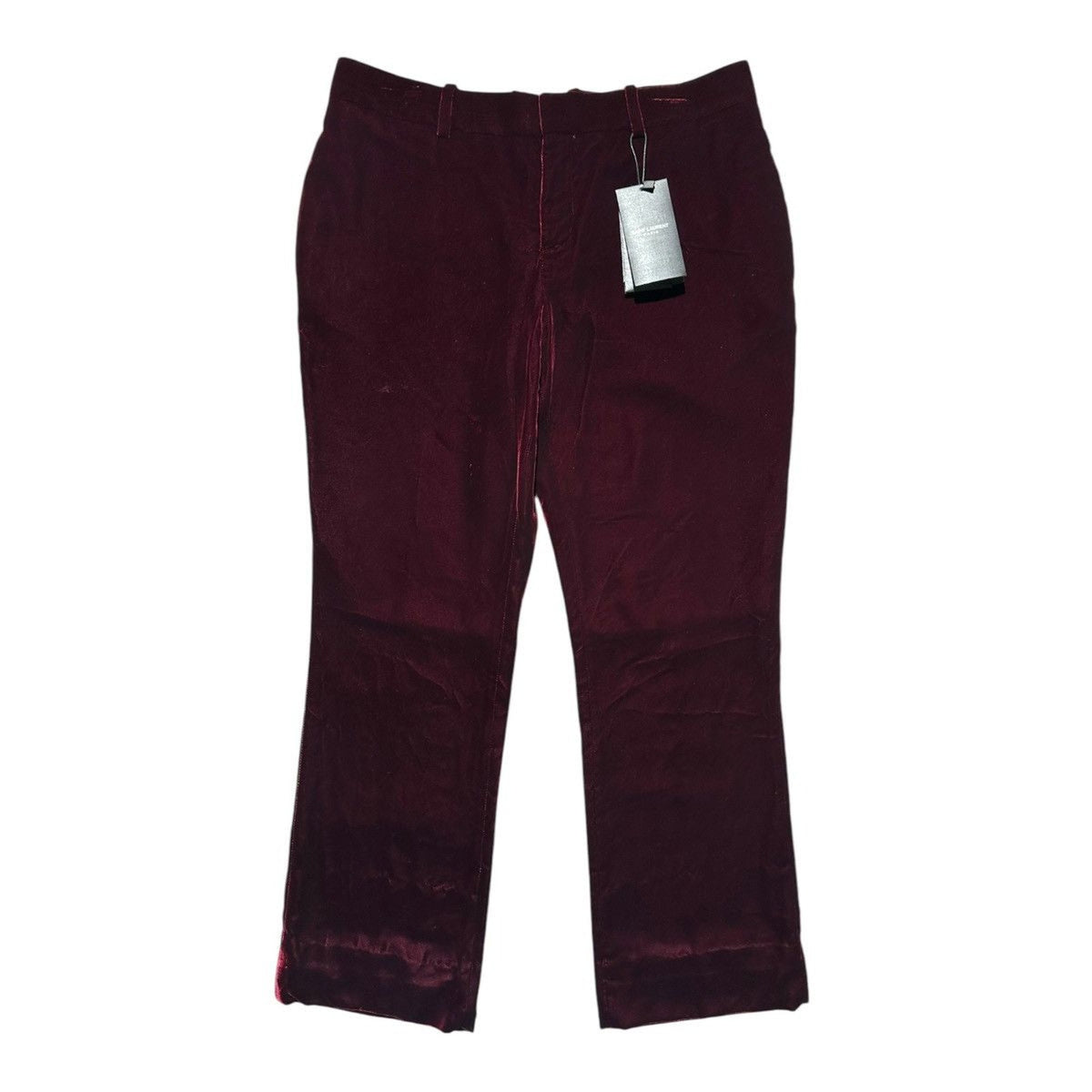 Velvet flare trouser