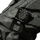 Leather look hooded bomber