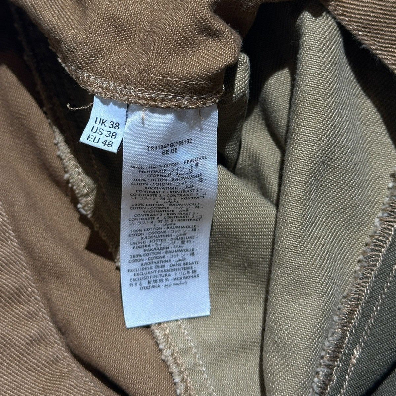 Patchwork two tone cargo