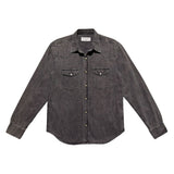 Snap button denim shirt