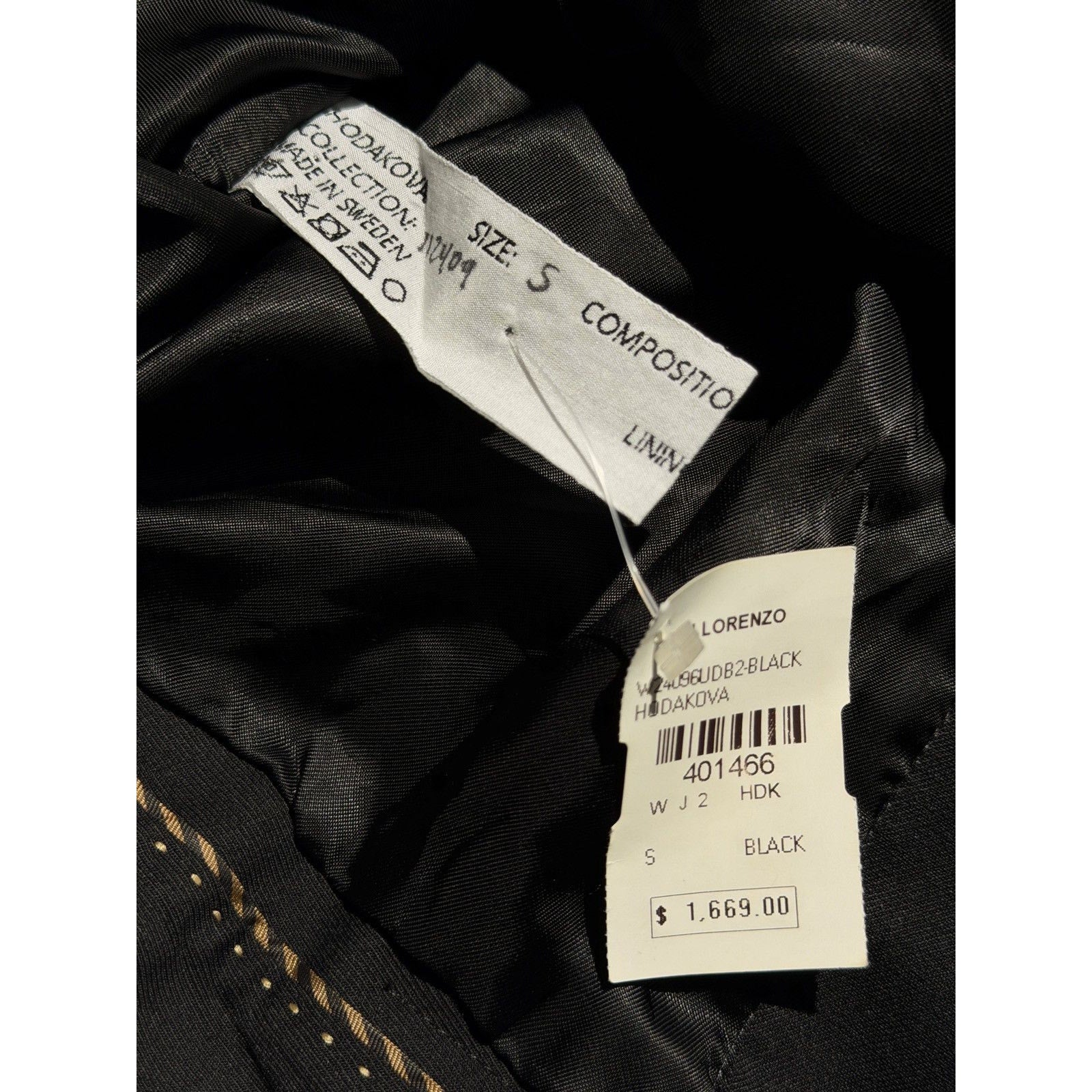Upside down barracuda jacket