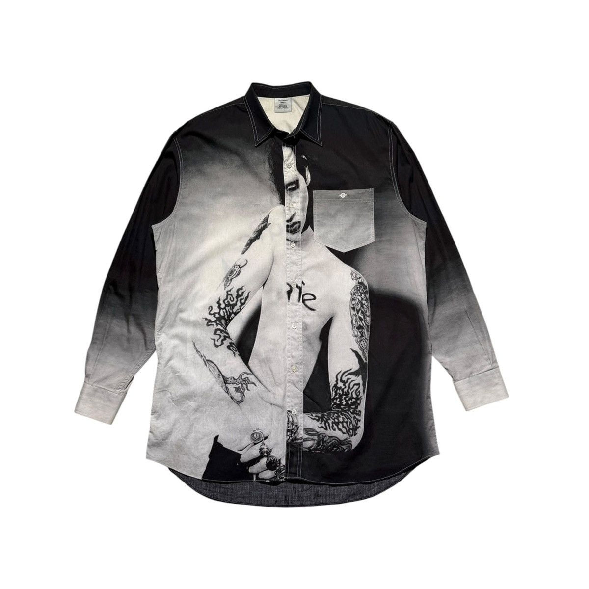 Marilyn Manson Unsafe button down