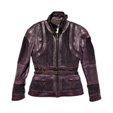 FW2008 leather sueded soldier jacket