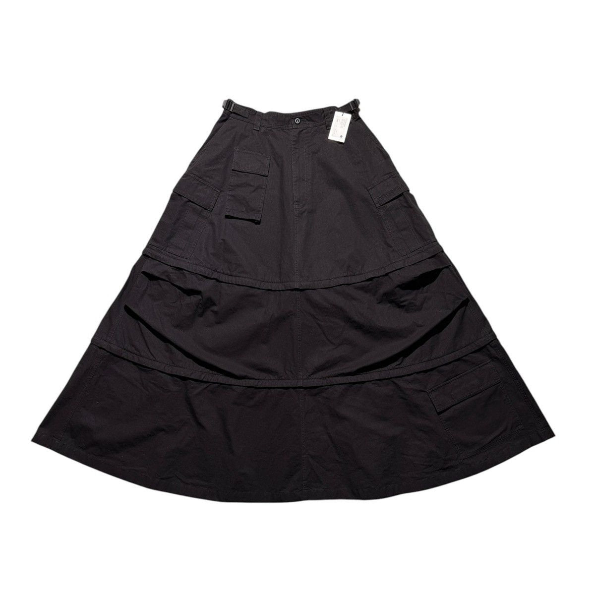 3-in-1 ripstop cargo maxi skirt