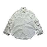 Oversized cargo pocket sleeve shirt