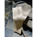 Damier denim 3D chic jacket