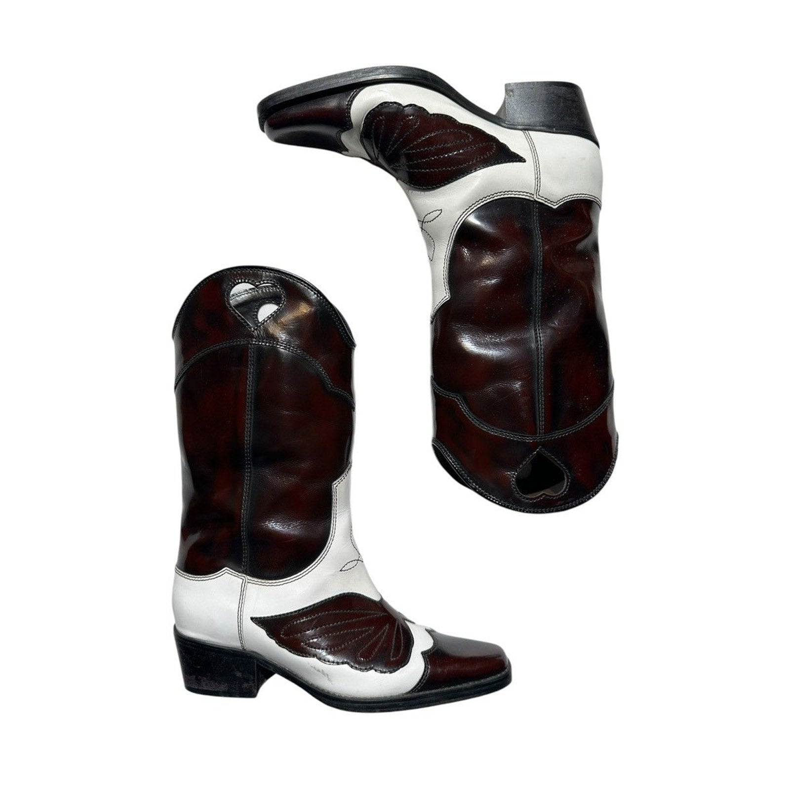 Marlyn leather western cowboy boot