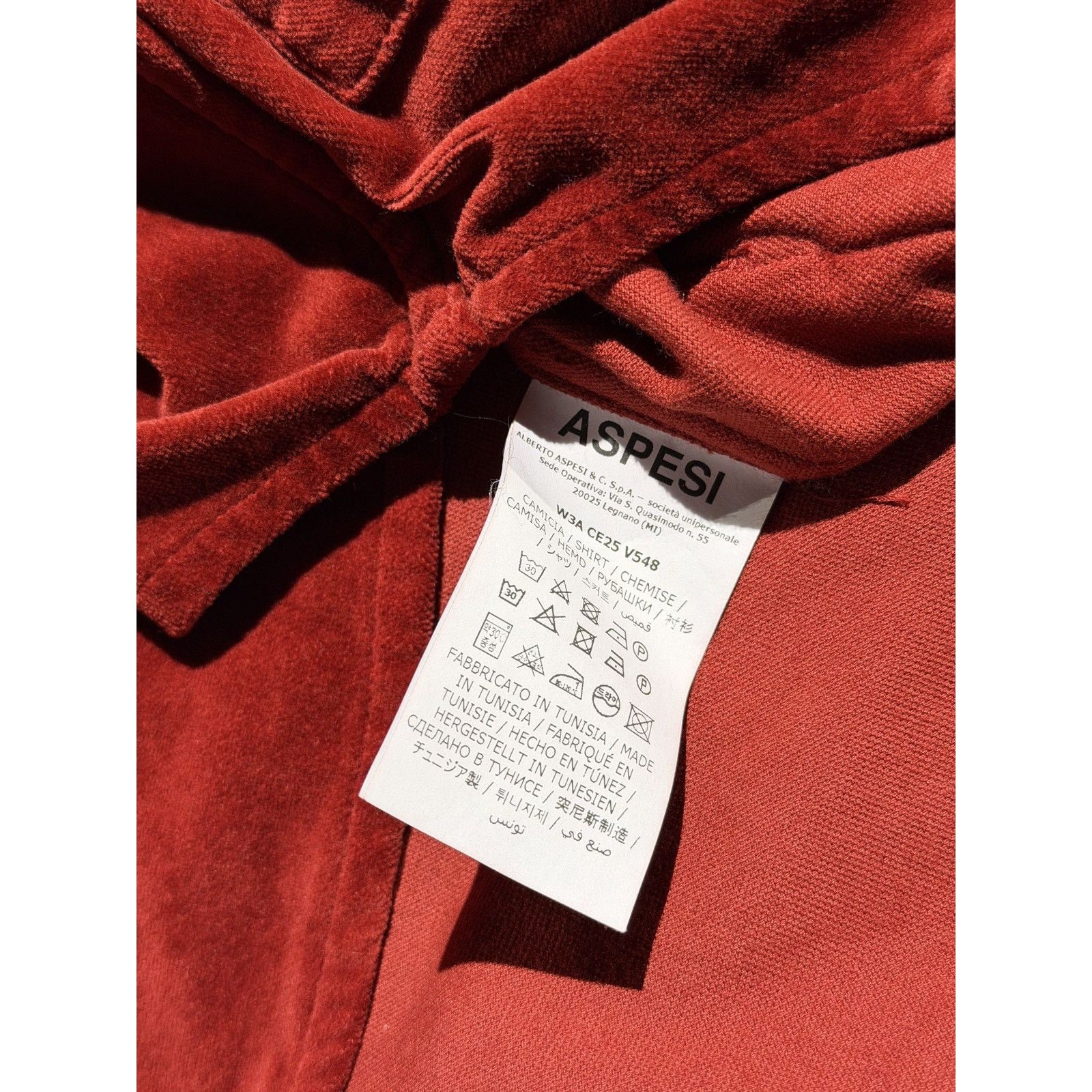 Velvet cotton zip up overshirt