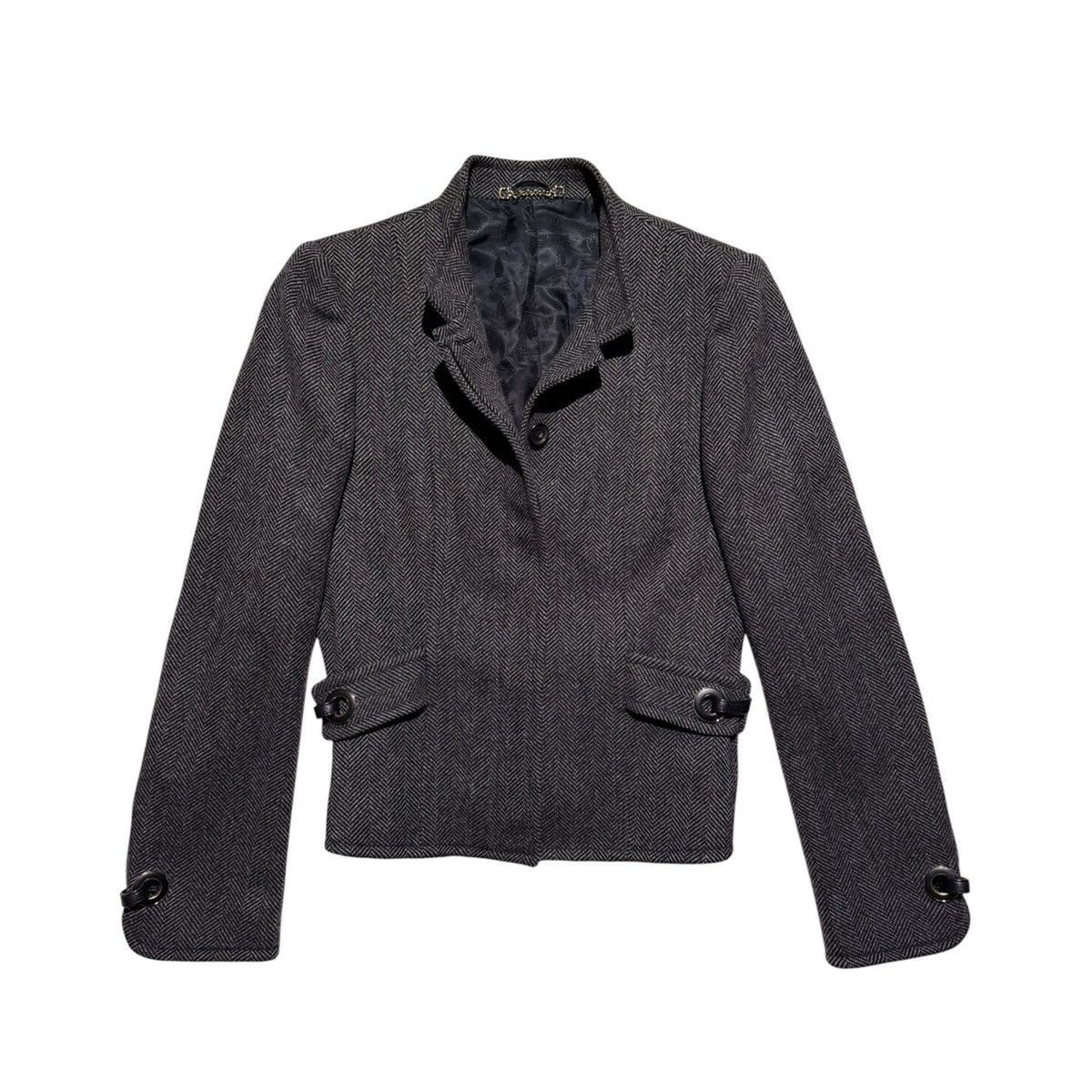 Cashmere wool structured kacket