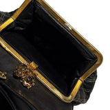 Limited Duffy frog leather tote