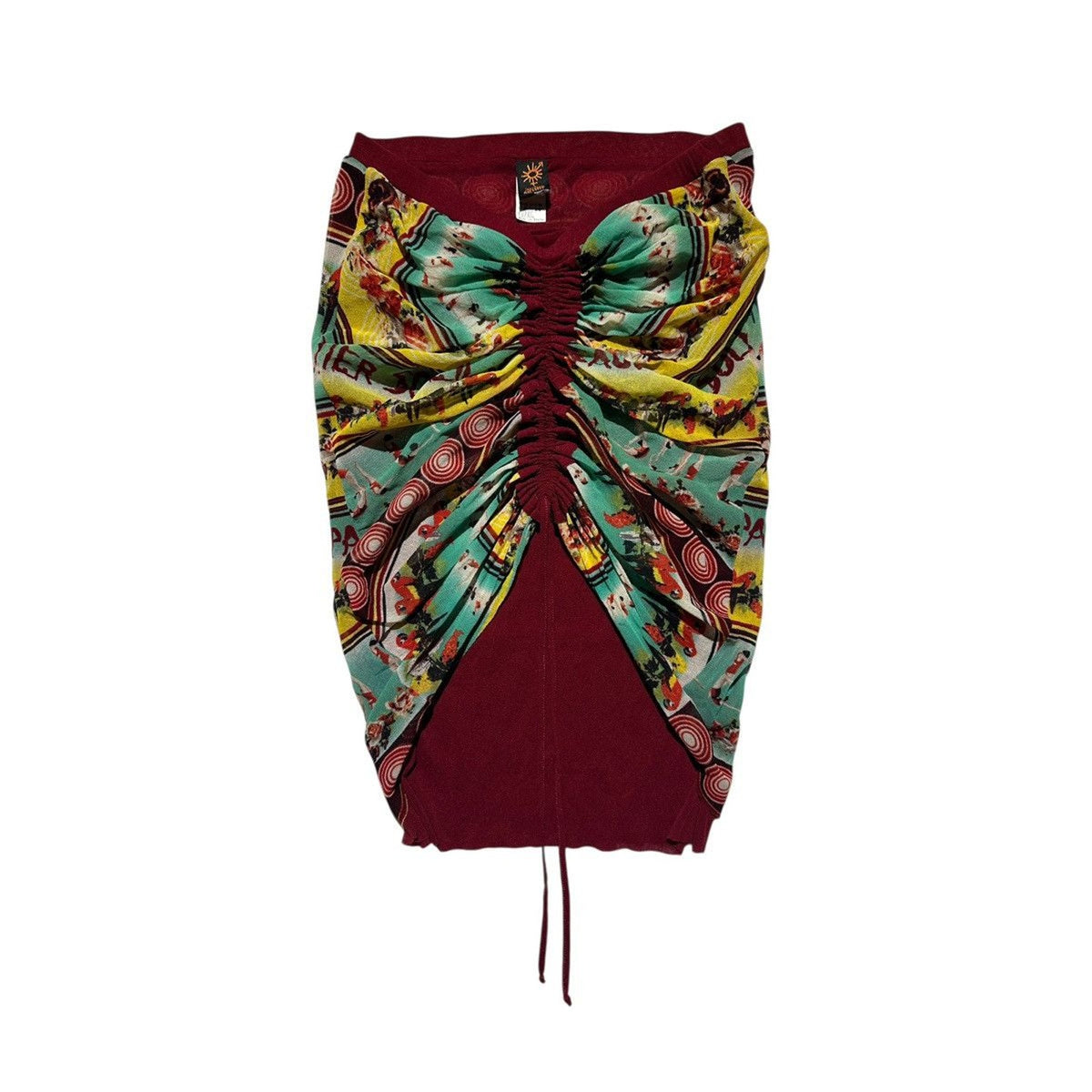 Dancing parrot adjustable mini skirt