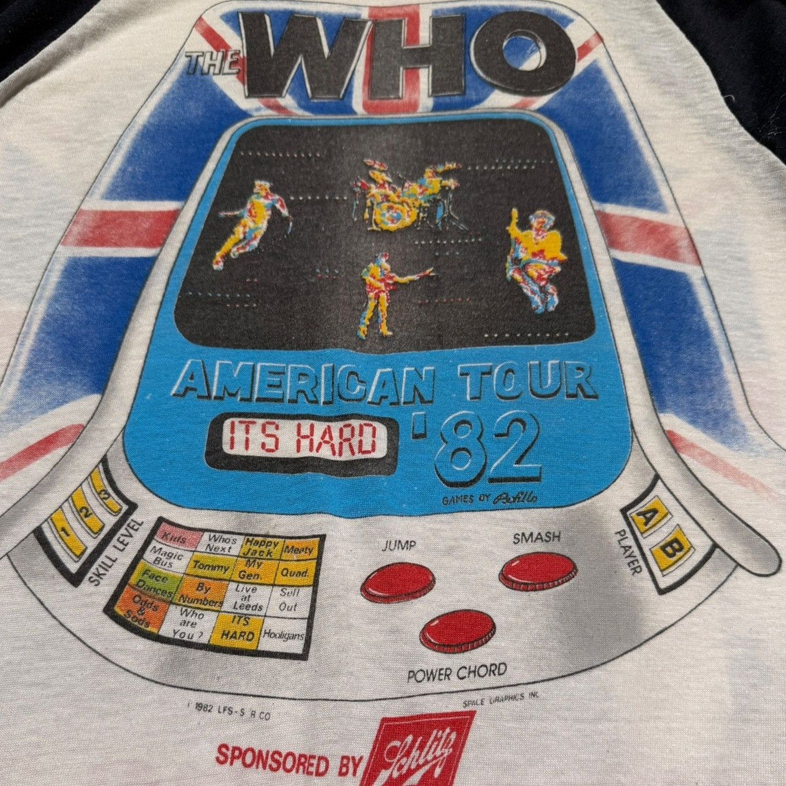 The who 1982 american tour vintage tee