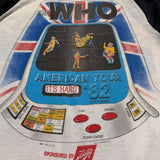 The who 1982 american tour vintage tee