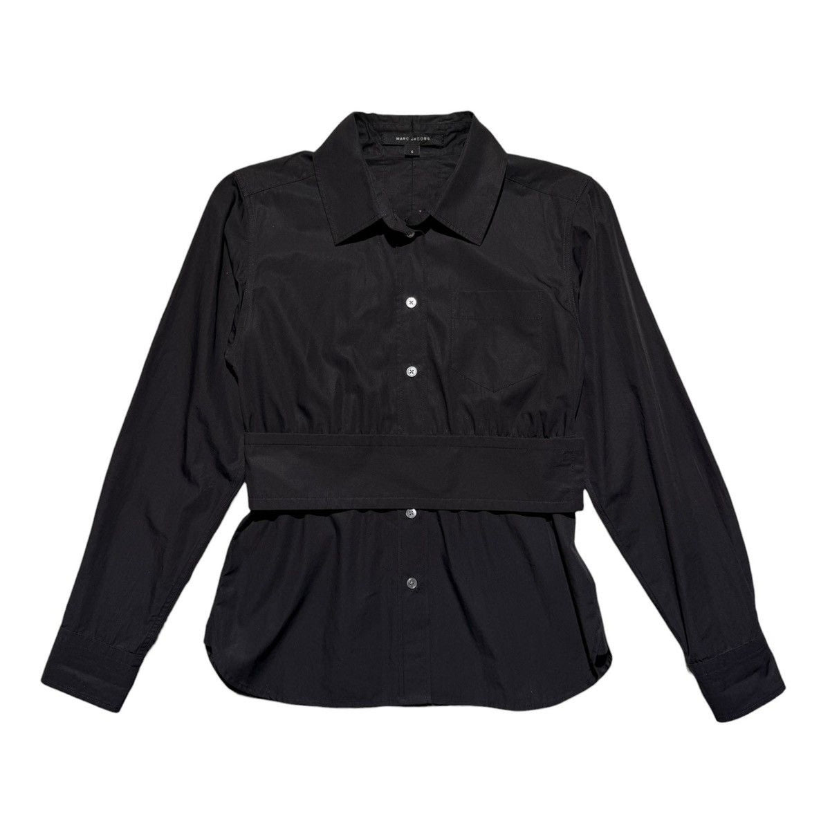 Waist strap button down
