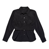 Waist strap button down