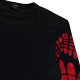 Script Long sleeve stretch top