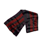 Color block satin scarf