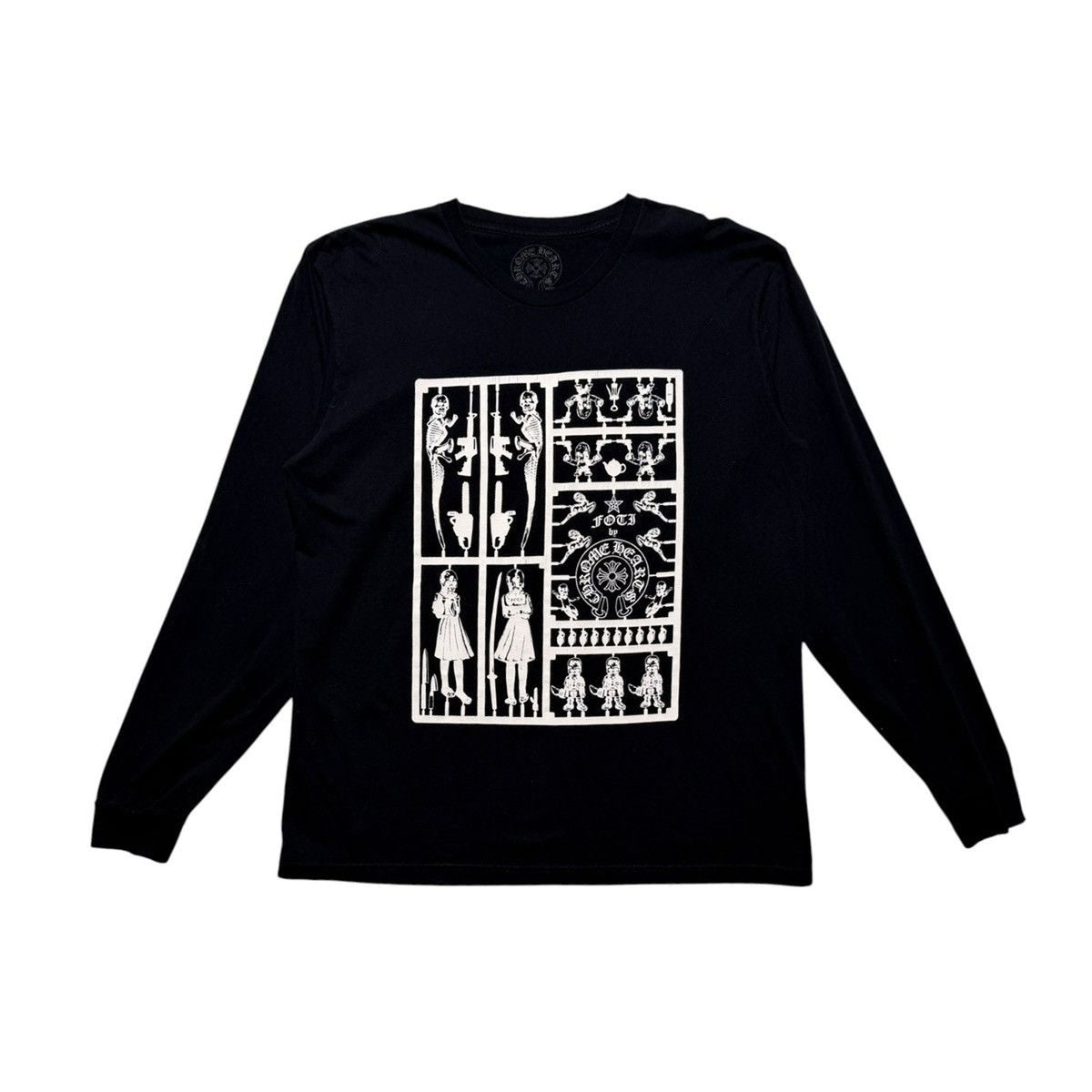 Foti family skulls graphic longsleeve