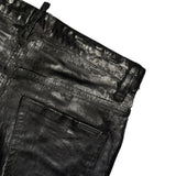 Waxed skater jean