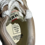 Melted sole Wayne washed canvas sneaker