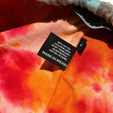 Tie-dye distressed sweat pant