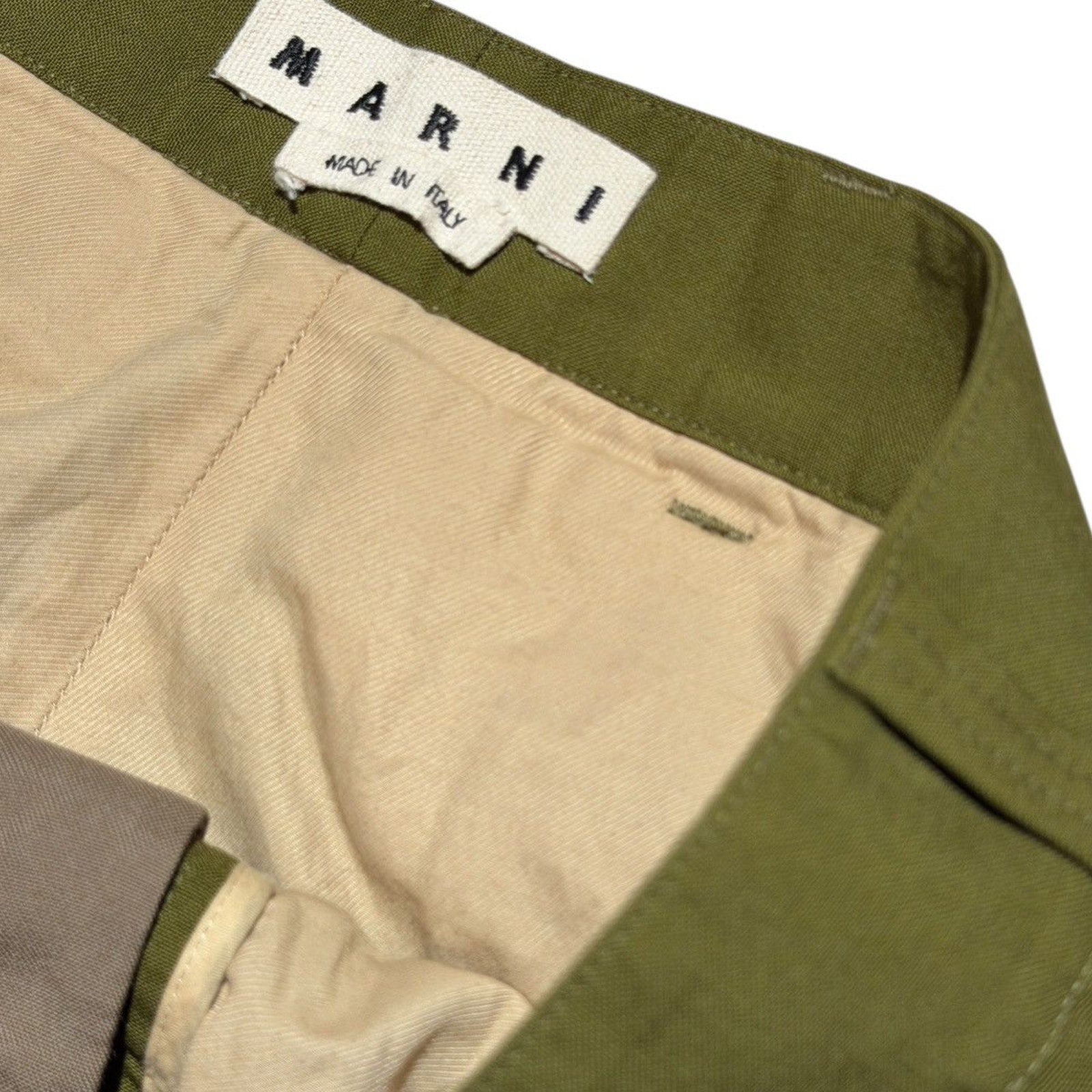 Two tone leg cargo trouser