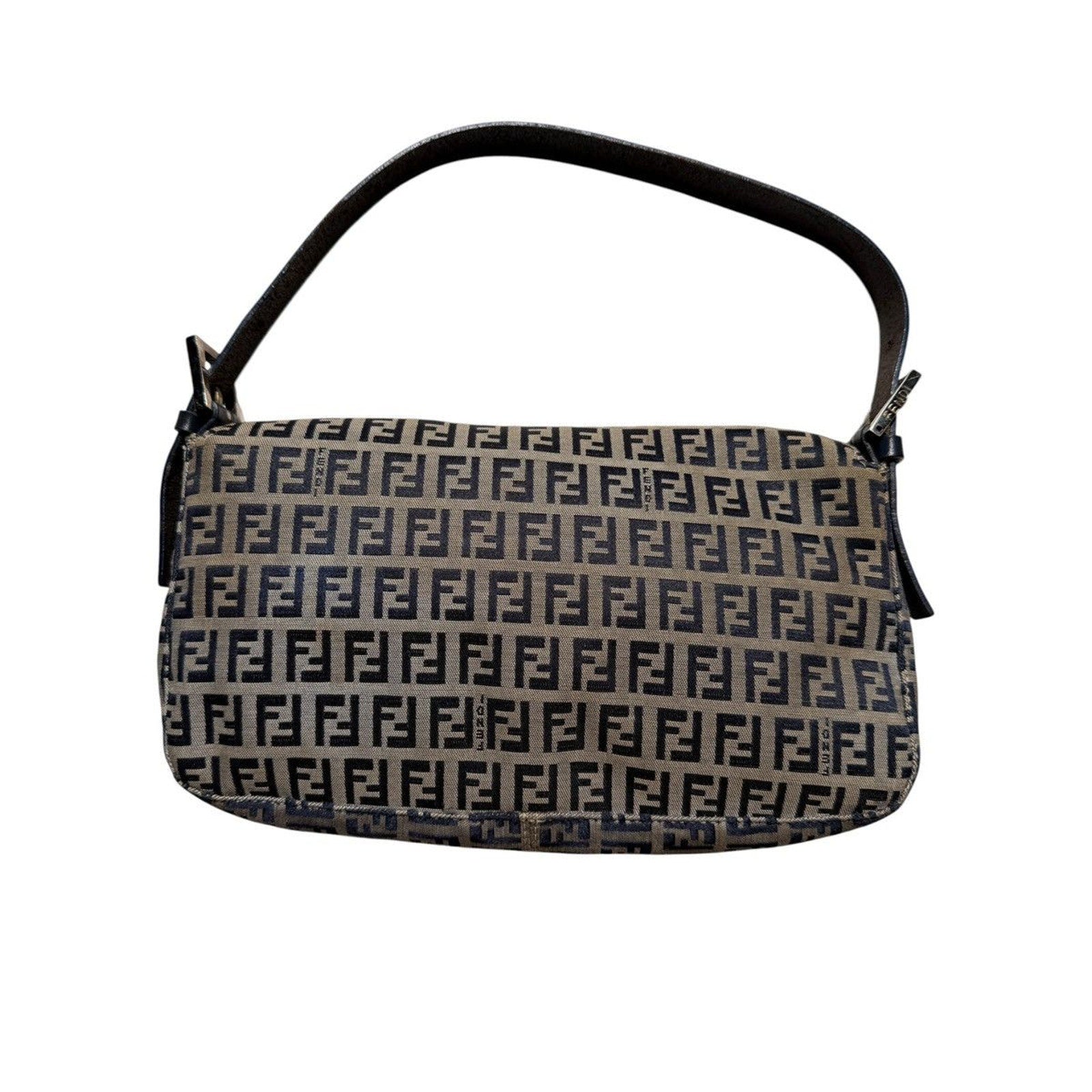 monogram baguette logo bag