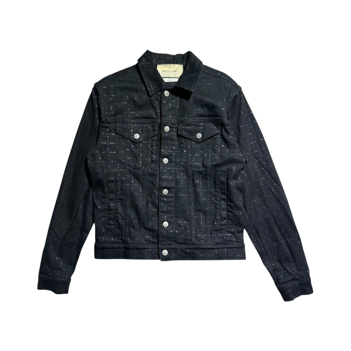 Monogram tonal denim jacket