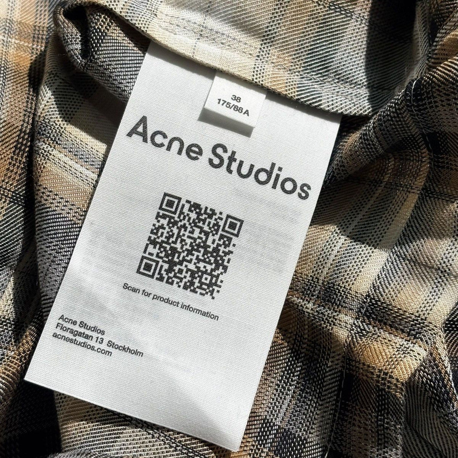 SS25 Hooded plaid overshirt