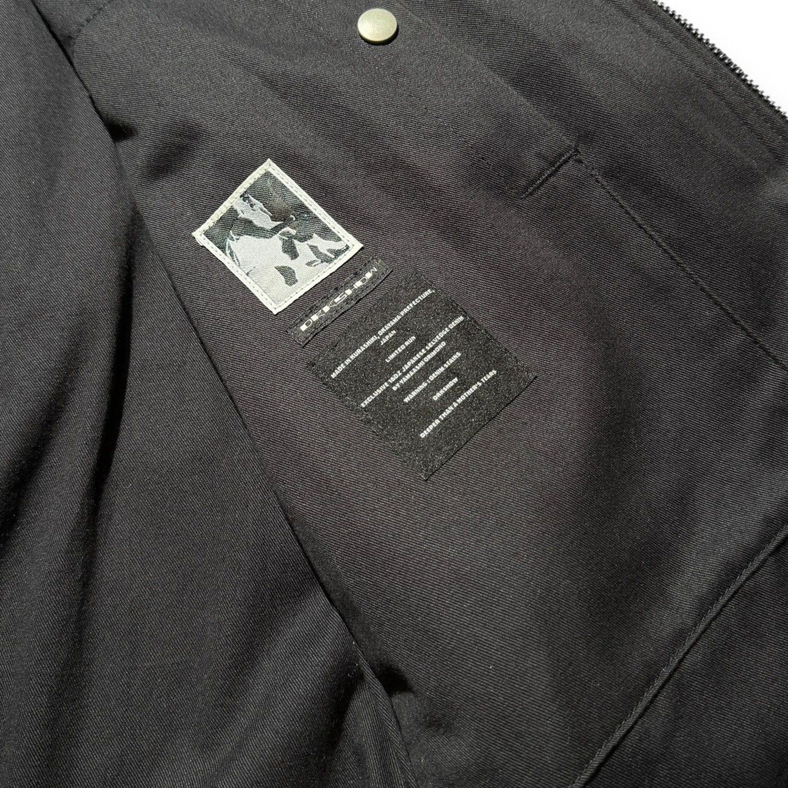 Japanese denim heavyweight bomber