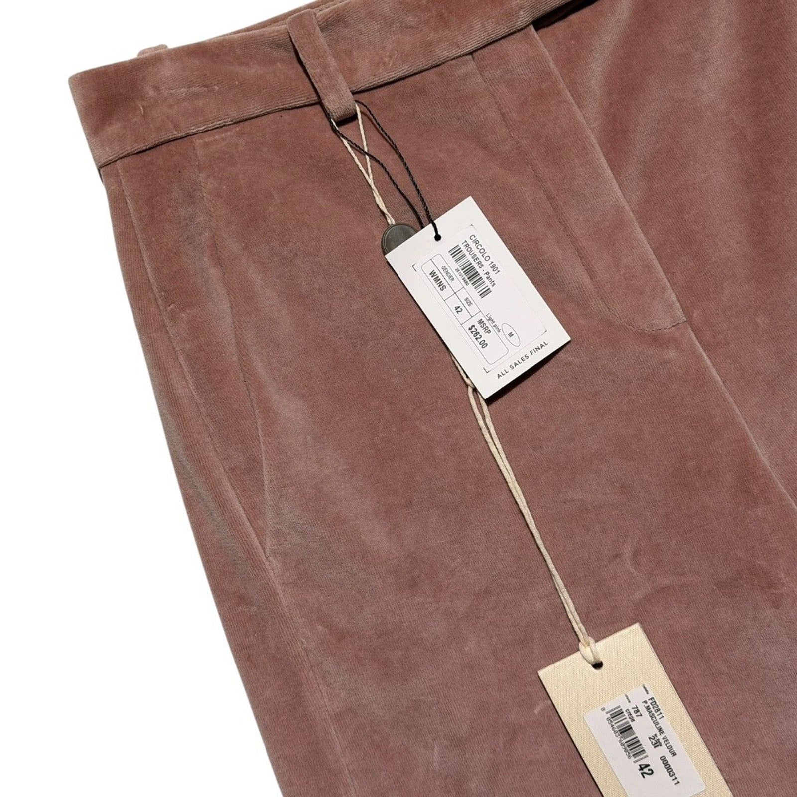 Velvet trouser